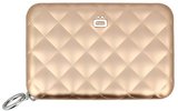 Ögon Quilted Zipper Rose Gold creditcardhouder
