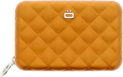 Ögon Quilted Zipper Orange creditcardhouder Ögon Quilted Zipper Orange creditcardhouder