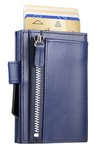 Ă–gon Cascade Zipper Snap Navy Blue creditcardhouder Ă–gon Cascade Zipper Snap Navy Blue creditcardhouder
