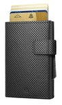 Ă–gon Cascade Snap Traforato Full Black creditcardhouder Ă–gon Cascade Snap Traforato Full Black creditcardhouder