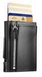 Ă–gon Cascade Zipper Snap Full Black creditcardhouder Ă–gon Cascade Zipper Snap Full Black creditcardhouder
