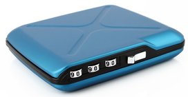 Ögon Code Wallet Blue creditcardhouder Ögon Code Wallet Blue creditcardhouder