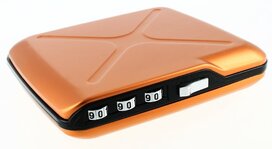 Ă–gon Code Wallet Orange creditcardhouder Ă–gon Code Wallet Orange creditcardhouder