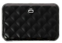 Ögon Quilted Button Black creditcardhouder Ögon Quilted Button Black creditcardhouder