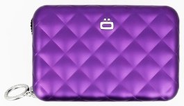 Ă–gon Quilted Zipper Purple creditcardhouder Ă–gon Quilted Zipper Purple creditcardhouder