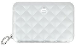 Ă–gon Quilted Zipper Silver creditcardhouder Ă–gon Quilted Zipper Silver creditcardhouder